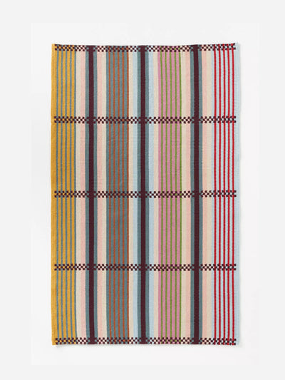Anthropologie Boca flatwoven indoor/outdoor reversible rug at Collagerie