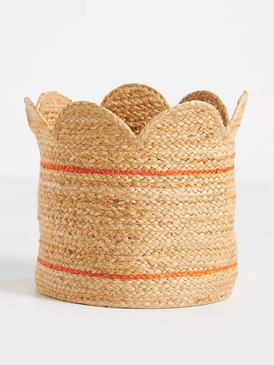 Anthropologie Daisy jute basket at Collagerie