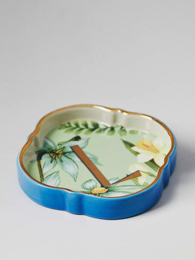 Anthropologie Eden monogram stoneware trinket dish at Collagerie