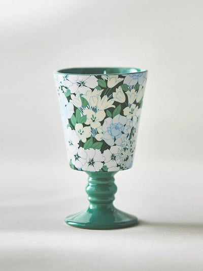 Anthropologie Lyla floral ceramic vase at Collagerie