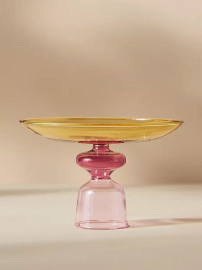 Anthropologie Glass stemmed trinket dish at Collagerie