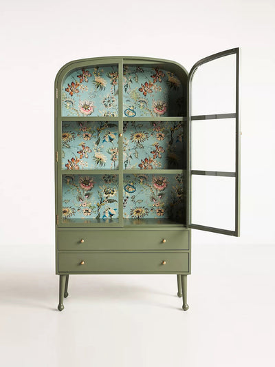 House Of Hackney Curio wooden glass-door standing cabinet at Collagerie
