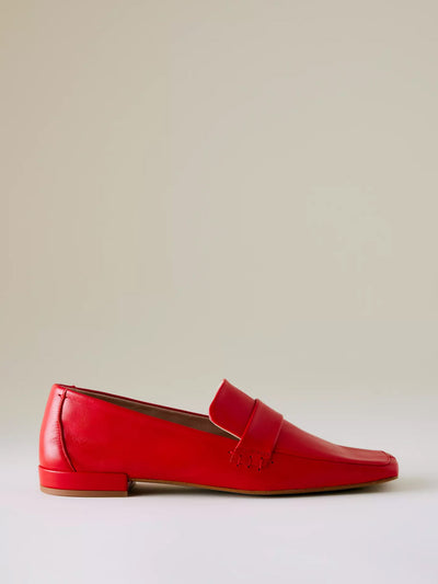 Intentionally Blank Pinky loafers at Collagerie