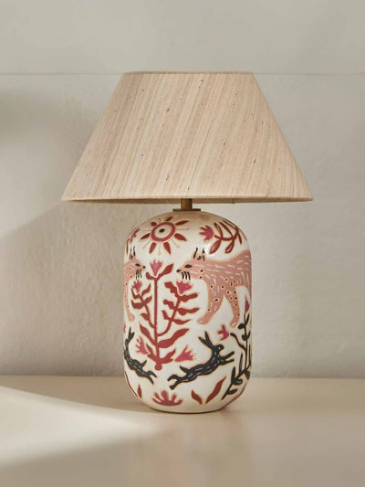Anthropologie Kaia ceramic table lamp at Collagerie