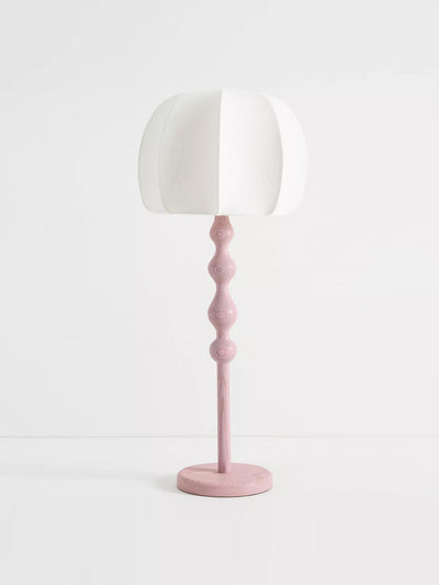 LALA Reimagined Large wood table lamp at Collagerie