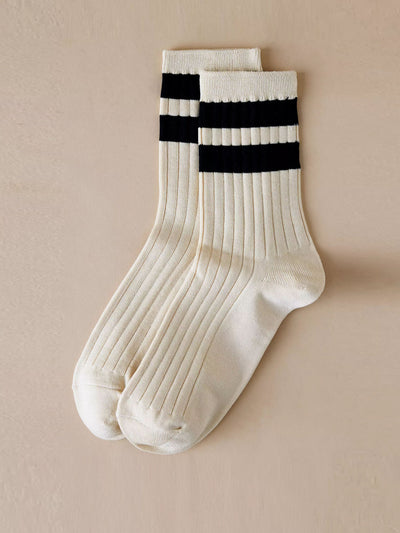 Le Bon Shoppe Her Varsity socks at Collagerie