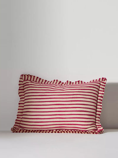 Anthropologie Luxe linen blend cushion at Collagerie
