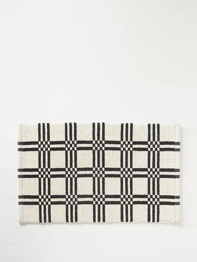 Anthropologie Reversible woven bath mat at Collagerie