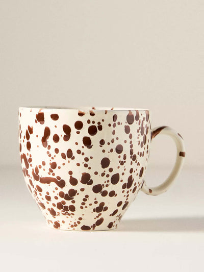 Anthropologie Splatter Portuguese-stoneware mug at Collagerie