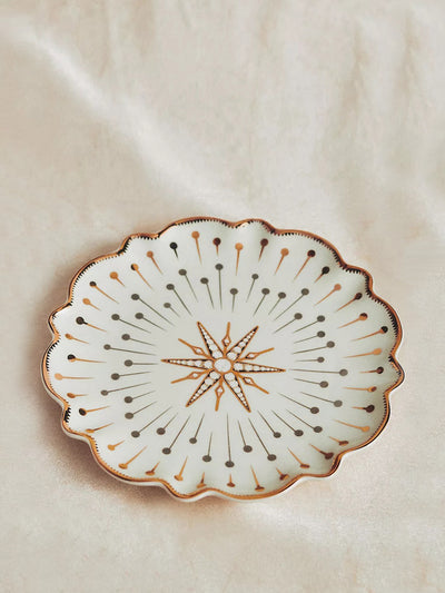 Anthropologie Starry night dessert plate at Collagerie