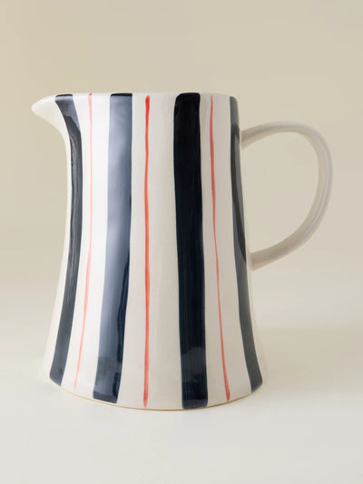 Anthropologie Striped stoneware jug at Collagerie