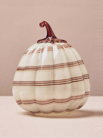 Anthropologie Swirl glass pumpkin at Collagerie