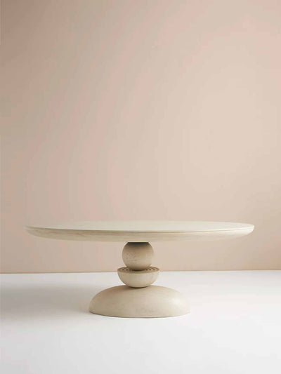 Anthropologie Sonali Wooden Oval dining table at Collagerie