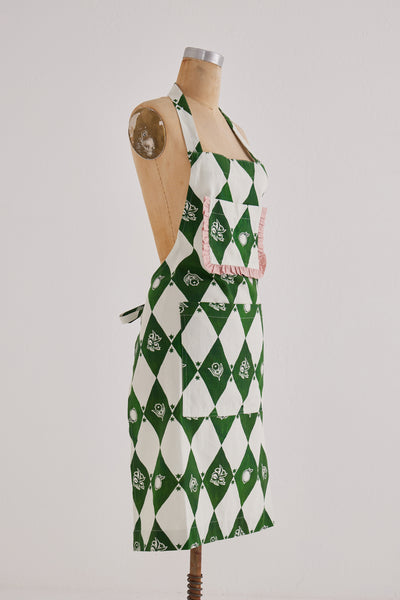 Damson Madder Kitchen apron at Collagerie