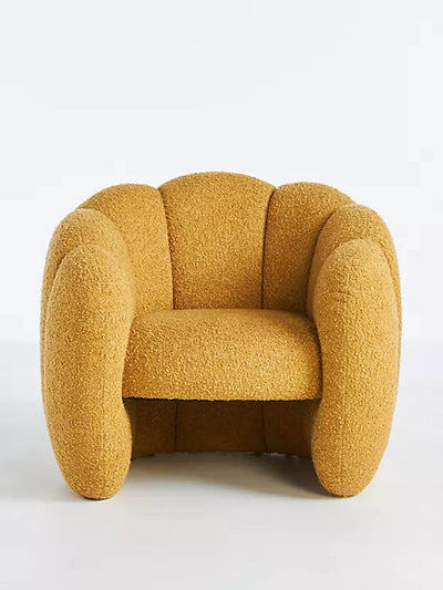 Anthropologie Yellow boucle chair at Collagerie