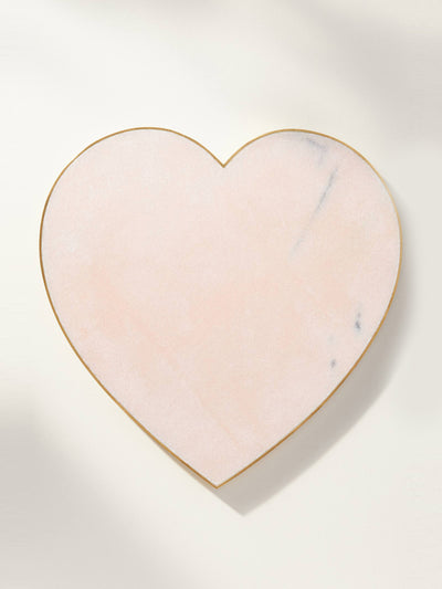 Anthropologie Amour marble heart cheese board at Collagerie