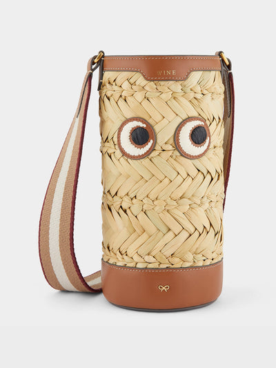 Anya Hindmarch Eyes wine bottle holder at Collagerie