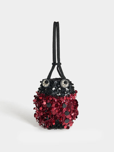 Anya Hindmarch Ladybird mini bucket bag at Collagerie
