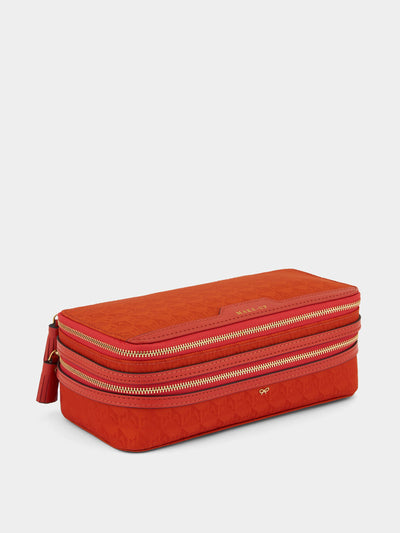 Anya Hindmarch Logo Make-Up Pouch at Collagerie