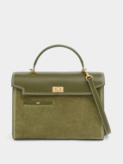 Anya Hindmarch Mortimer stitch top handle bag at Collagerie