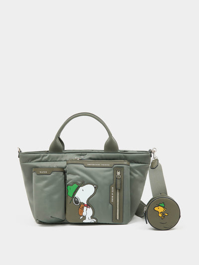 Anya Hindmarch Peanuts Snoopy E/W mini tote bag at Collagerie