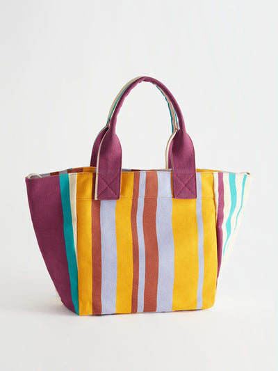 & Other Stories Multicolour striped beach tote bag at Collagerie