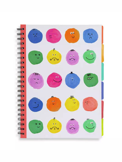 Argos Notebook with highlighter faces at Collagerie