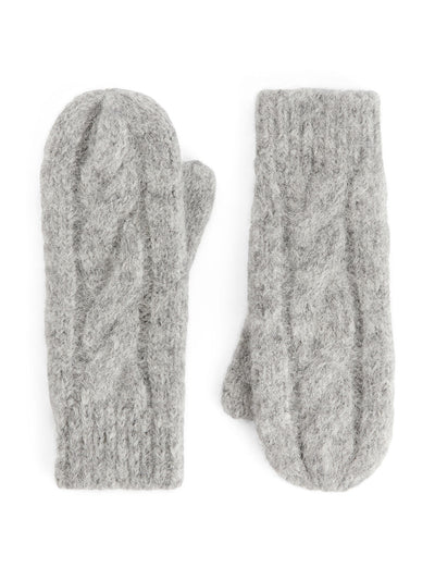 Arket Alpaca-wool blend mittens at Collagerie