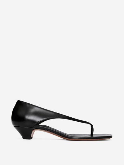 Arket Leather thong sandals at Collagerie