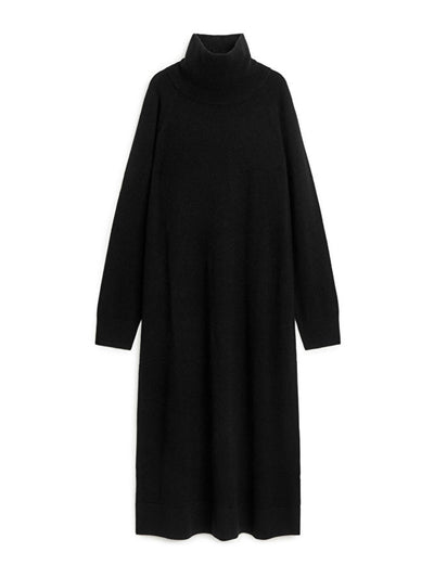 Arket Cashmere-wool roll-neck dress at Collagerie