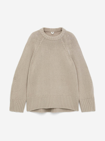 Arket Chunky pure cashmere jumper at Collagerie