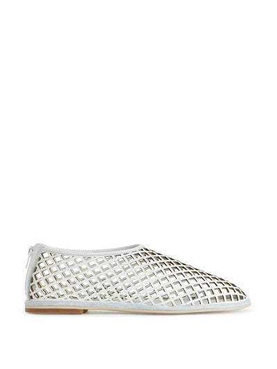 Arket Cut-out leather flats at Collagerie