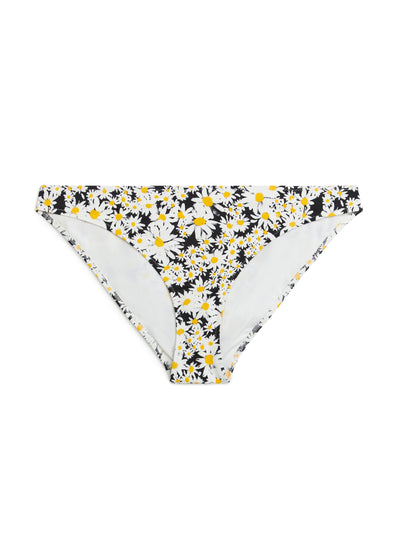 Arket Daisy-print low-waist bikini bottoms at Collagerie