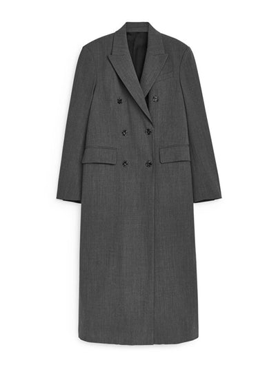 Arket Oversized double-breasted coat at Collagerie