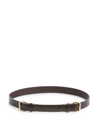 Arket Double-buckle leather belt at Collagerie