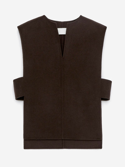 Arket Doublé wool-blend vest at Collagerie
