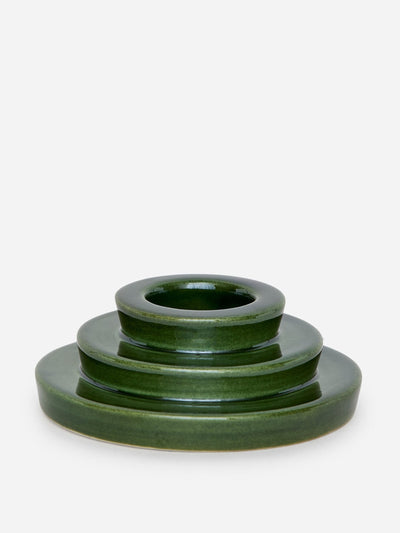 Arket Earthenware candle holder at Collagerie