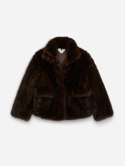 Arket Faux fur jacket at Collagerie