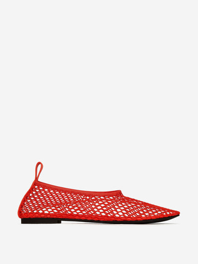 Arket Fishnet ballet flats at Collagerie