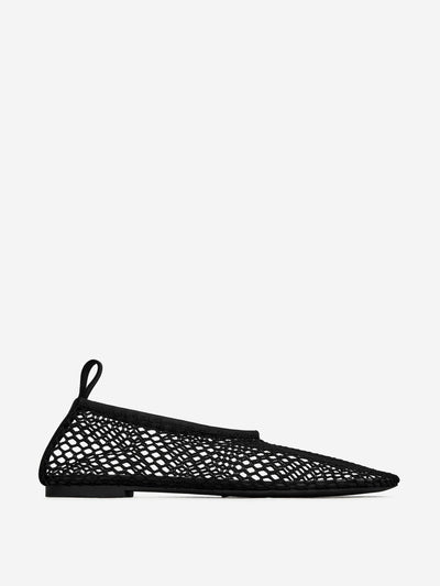 Arket Fishnet ballet flats at Collagerie