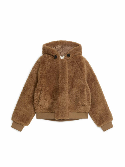 Arket Fluffy pile jacket at Collagerie