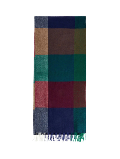 Arket Gingham wool scarf at Collagerie