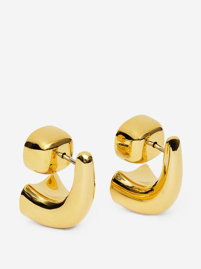Arket Gold-plated earrings at Collagerie