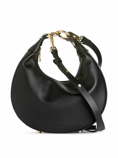 Arket Half Moon black leather bag at Collagerie