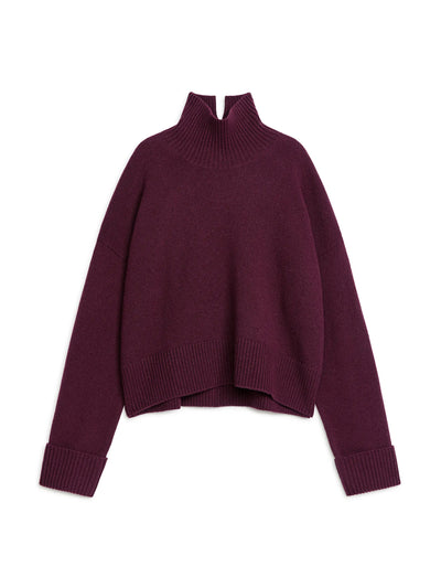 Arket High-neck wool jumper at Collagerie