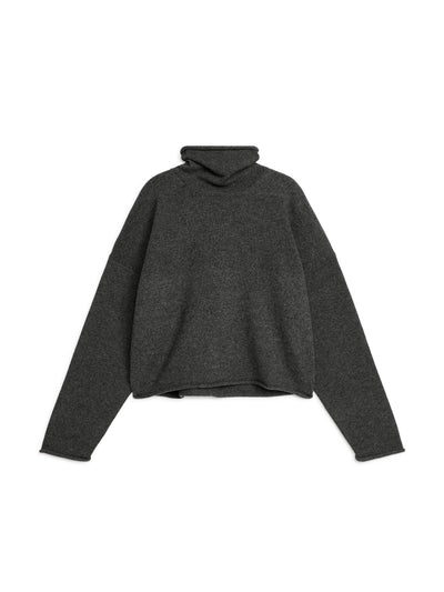 Arket High-neck wool jumper at Collagerie