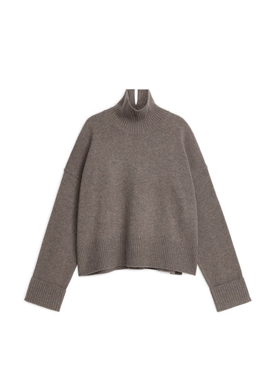 Arket High-neck wool jumper at Collagerie