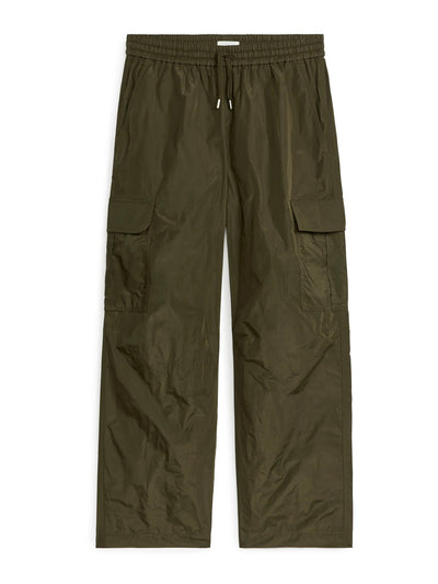 Arket Taffeta cargo trousers at Collagerie