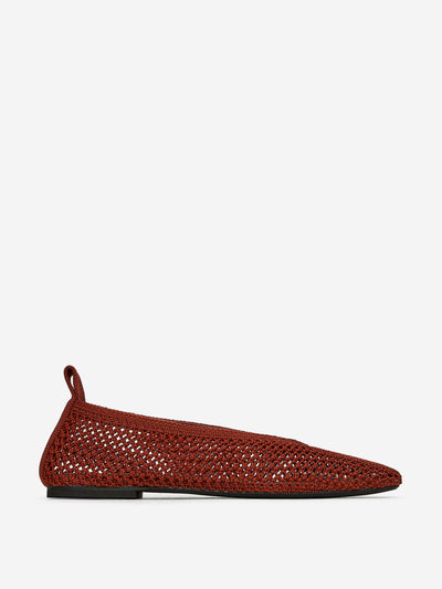 Arket Knitted ballerina flats at Collagerie