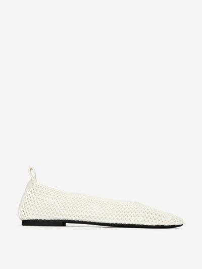 Arket Knitted Ballerina flats at Collagerie